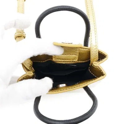 Pre-owned Balenciaga Gold Leather Shoulder Bag ()