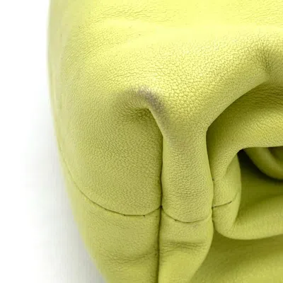 Pre-owned Bottega Veneta Green Leather Pochette Pouch Shoulder Bag ()