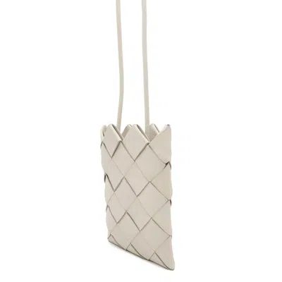 Pre-owned Bottega Veneta Intrecciato Off-white Intrecciato Pochette Shoulder Bag ()