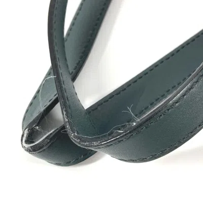Pre-owned Burberry Blue Khaki Leather Shoulder Bag Tote Bag ()