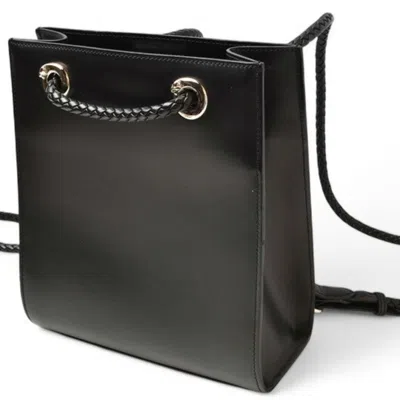 Pre-owned Cartier Black Leather Backpack ()