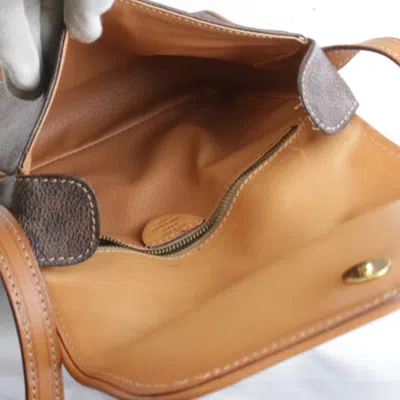 Pre-owned Celine Macadam Brown Pvc Leather Shoulder Bag ()