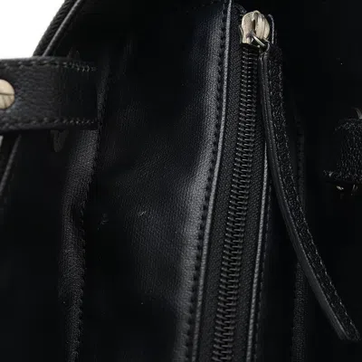 Pre-owned Chanel Black Coated Canvas Tote Bag ()