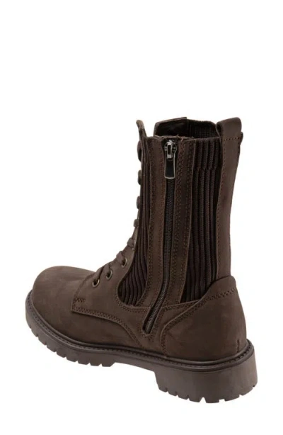 Bueno Stella Combat Boot In Brown