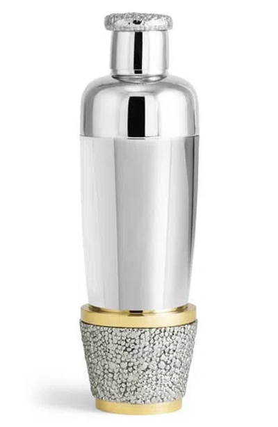Michael Aram Shagreen Cocktail Shaker In Silver