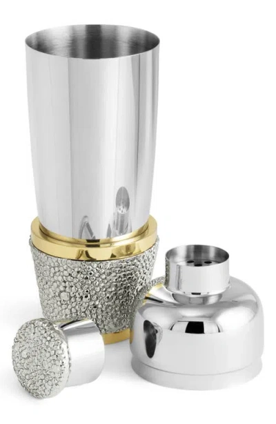 Michael Aram Shagreen Cocktail Shaker In Silver