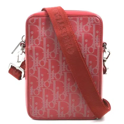 Pre-owned Dior Christian  Red Color Leather Shoulder Bag ()