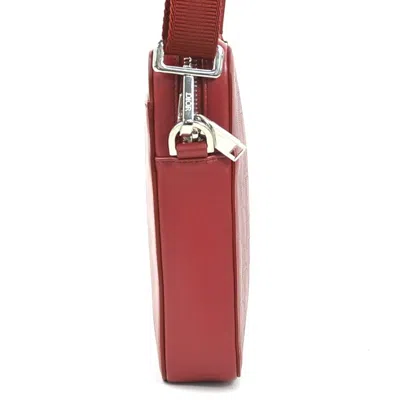 Pre-owned Dior Christian  Red Color Leather Shoulder Bag ()