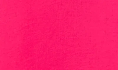 Cece Tie Belt Button-up Twill Midi Dress In Pink