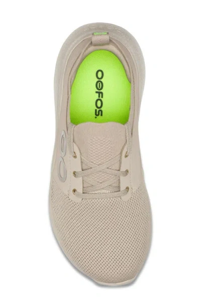 Oofos Oomy Stride Sneaker In Brown