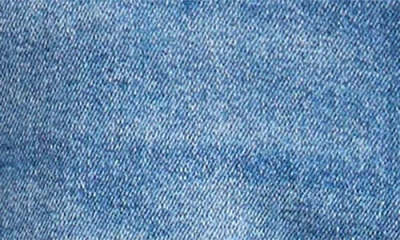 Warp & Weft Warp+weft Ase Ripped High Waist Straight Leg Jeans In Blue