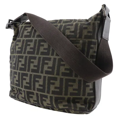 Pre-owned Fendi Brown Nylon Shoulder Bag ()