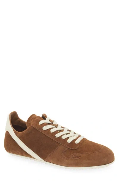 Rick Owens Concordians Minimal Sneak Sneaker In Brown