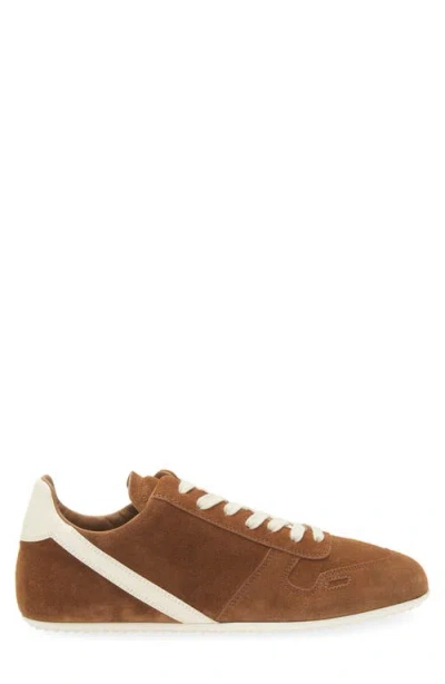 Rick Owens Concordians Minimal Sneak Sneaker In Brown
