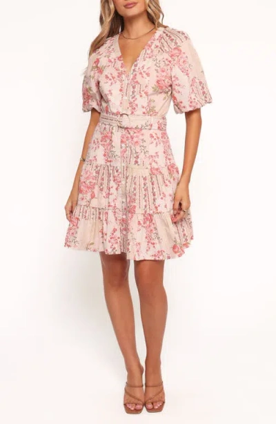 Petal And Pup Petal & Pup Columbia Floral Print Belted Dress In Multi