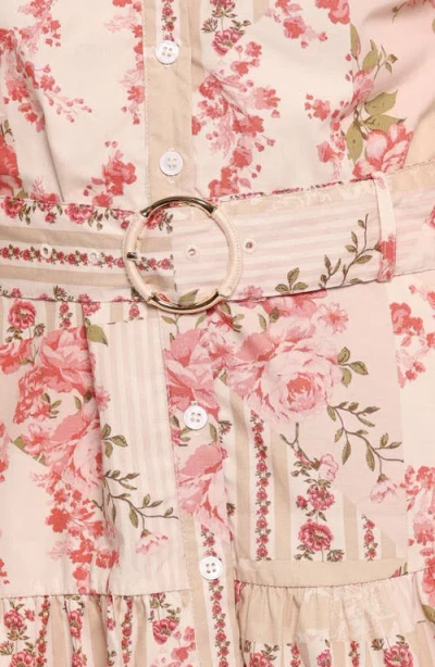 Petal And Pup Petal & Pup Columbia Floral Print Belted Dress In Multi
