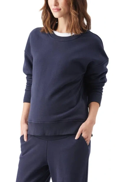 Ripe Maternity Relax Nursing Sweat Sweater In Blue