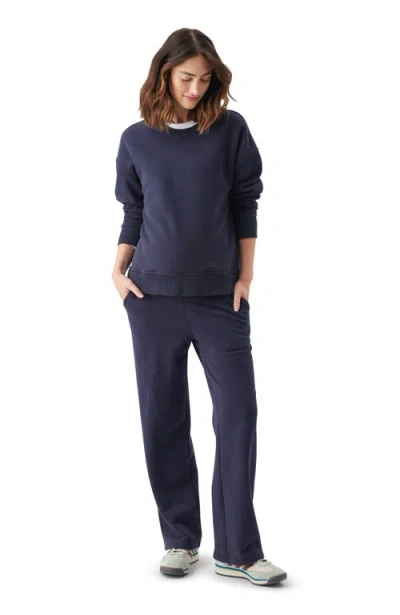 Ripe Maternity Relax Nursing Sweat Sweater In Blue