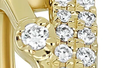 Bony Levy Liora Diamond Crossover Hoop Earrings In Gold