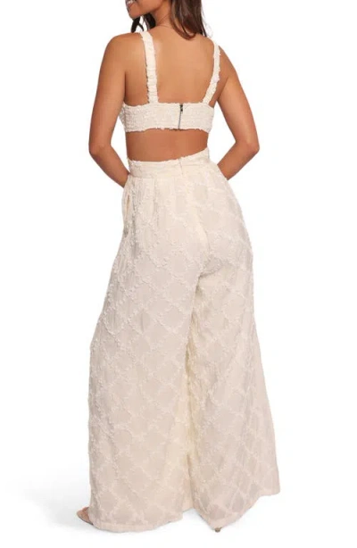 Petal And Pup Petal & Pup Avella Cutout Wide Leg Jumpsuit In White