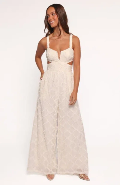 Petal And Pup Petal & Pup Avella Cutout Wide Leg Jumpsuit In White