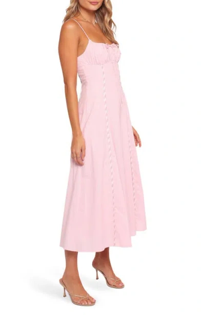 Petal And Pup Petal & Pup Talyn Sleeveless Midi Dress In Pink