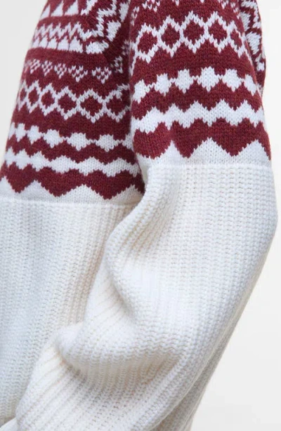 Barbour Mabel Fair Isle Wool Blend Sweater In Multi