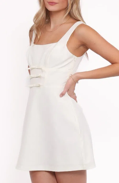 Petal And Pup Petal & Pup Emer Bow Sleeveless Minidress In White