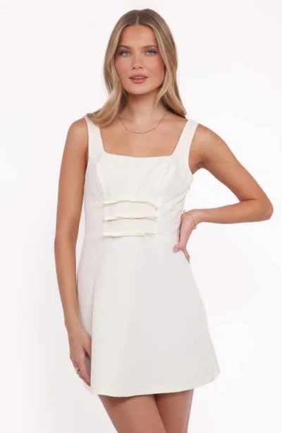 Petal And Pup Petal & Pup Emer Bow Sleeveless Minidress In White