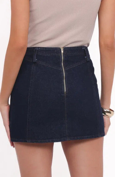 Petal And Pup Petal & Pup Narla Denim Miniskirt In Blue