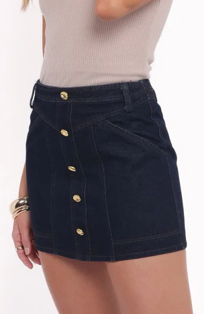 Petal And Pup Petal & Pup Narla Denim Miniskirt In Blue