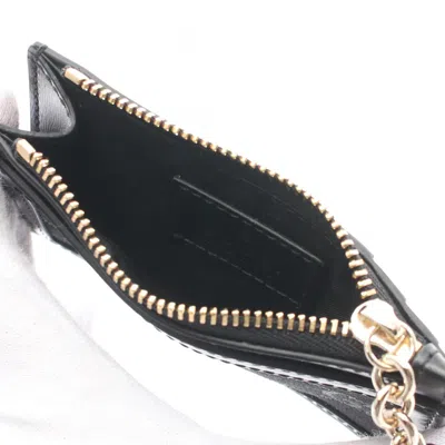 Pre-owned Gucci Black Canvas Leather Coin Purse/coin Case ()