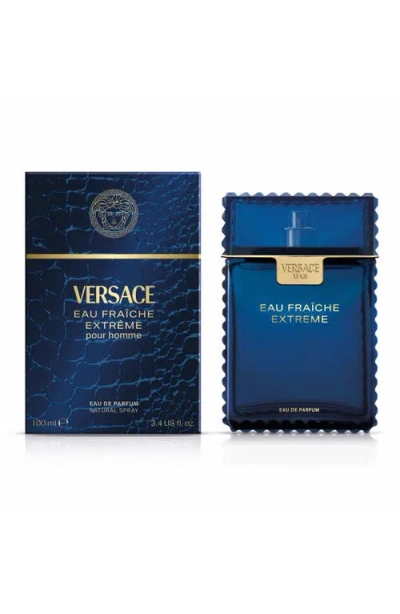 Versace Men's Eau Fraiche Extreme Edp Spray 3.38 oz Fragrances 8011003890989 In Transparent
