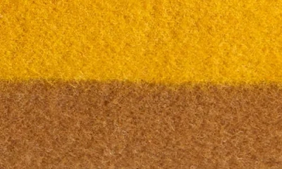 Pendleton National Park Stripe Throw Blanket & Carrier In Yellow