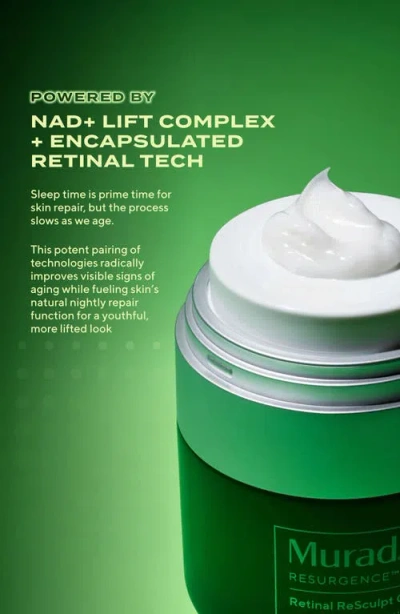 Murad Retinal Resculpt Overnight Cream 50ml In Transparent