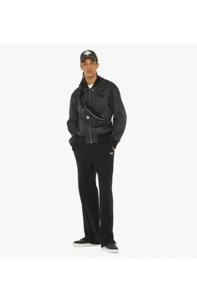 Mcm Fursten Zipped Medium Belt Bag In Black