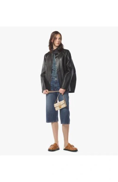 Mcm Tracy Chain Wallet In Neutral