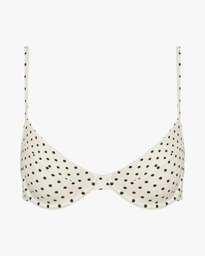 Weworewhat Full Coverage Underwire Bikini Top In White