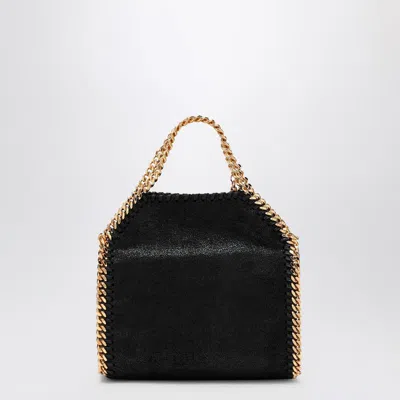Stella Mccartney Black Falabella Tote Bag Micro In Black