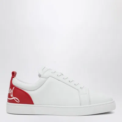 Christian Louboutin Modern Sneakers With Round Toe Design In White