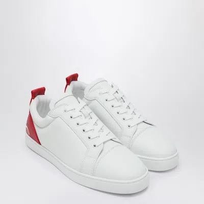 Christian Louboutin Modern Sneakers With Round Toe Design In White