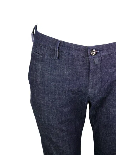 Jacob Cohen Trousers In Blue