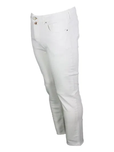 Jacob Cohen Trousers In White