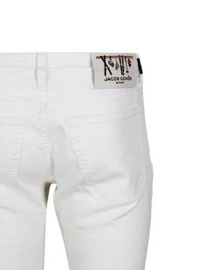 Jacob Cohen Trousers In White