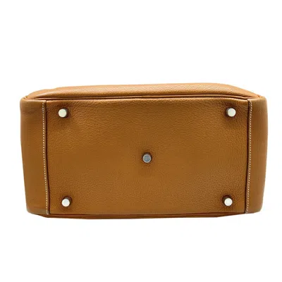 Pre-owned Hermes Brown Taurillon Clemence Leather Handbag Shoulder Bag ()