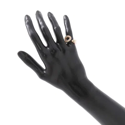 Pre-owned Hermes Pink Gold Pink Gold (18k) Band Ring ()