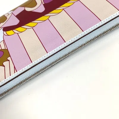 Pre-owned Hermes Silk'in Multi-color Swift Leather Long Wallet (bi-fold) ()