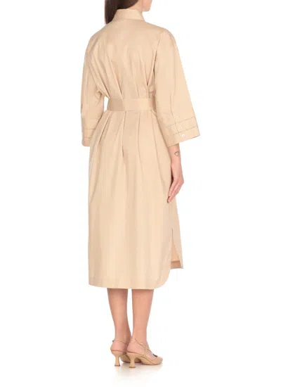 Peserico Dresses In Neutral