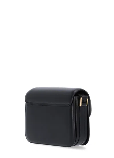 Apc Grace Small Shoulder Bag In Black Leather In Black