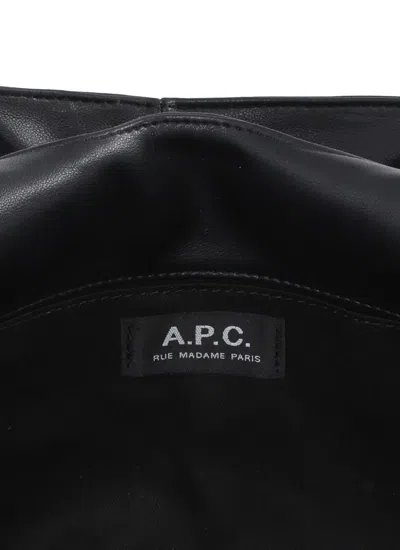 Apc Knitted Turtleneck Dress With Cut Out Detail In Black